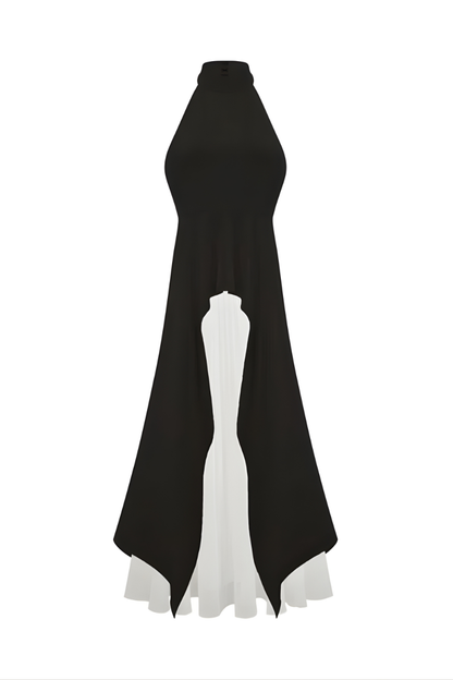 INÉS | Vestido largo con cuello Halter