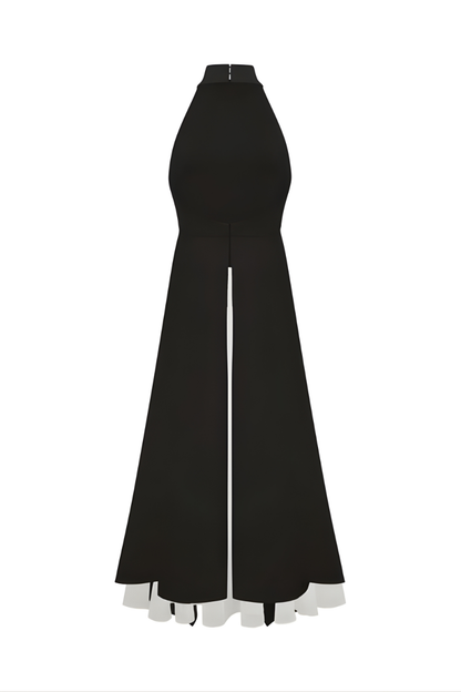 INÉS | Vestido largo con cuello Halter