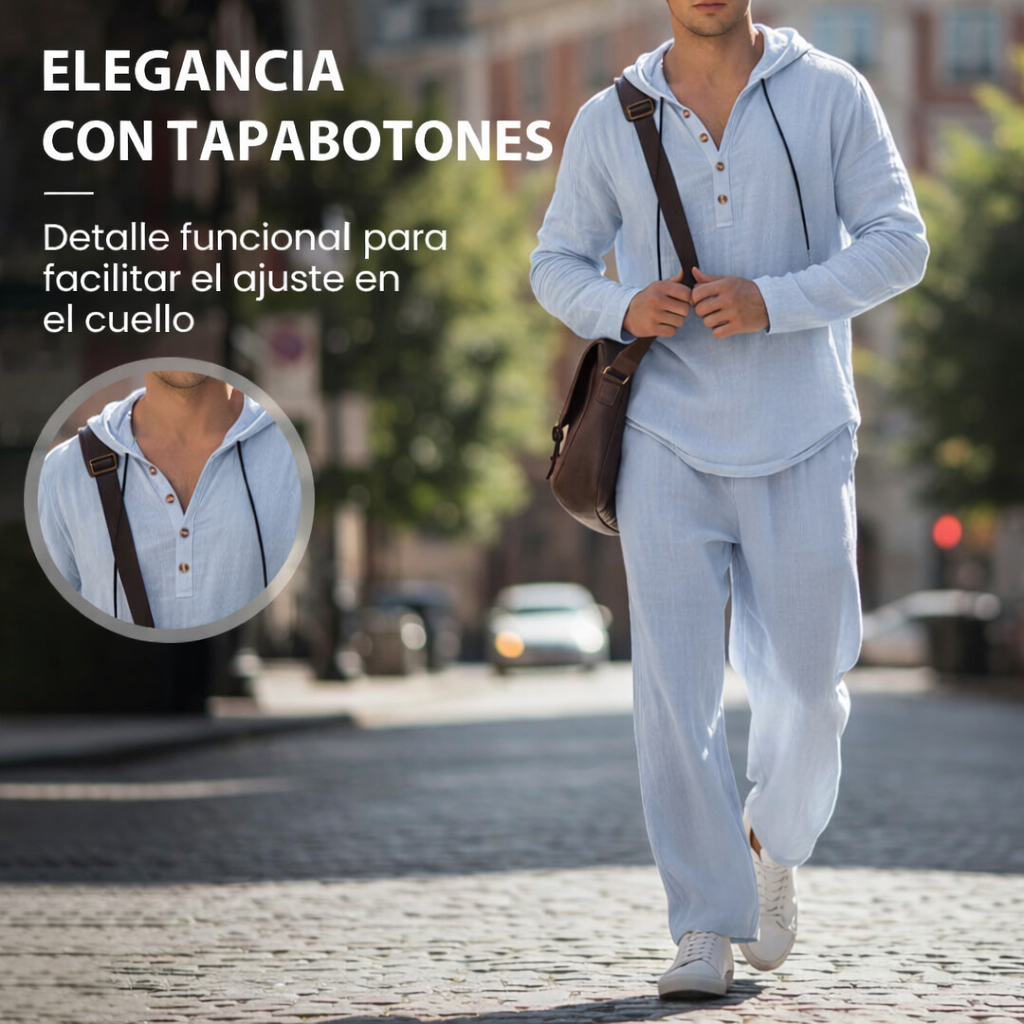 ADRIÁN | Conjunto Lino Essential