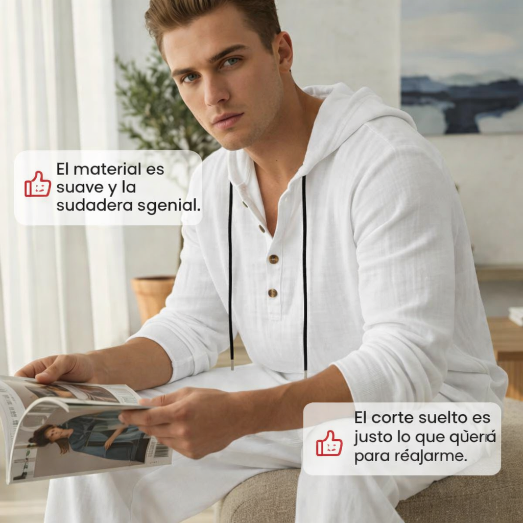 ADRIÁN | Conjunto Lino Essential