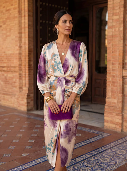 VALERIA | Vestido Amatista Floral