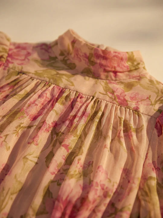 ROSARIO | Vestido Sevilla con estampado floral