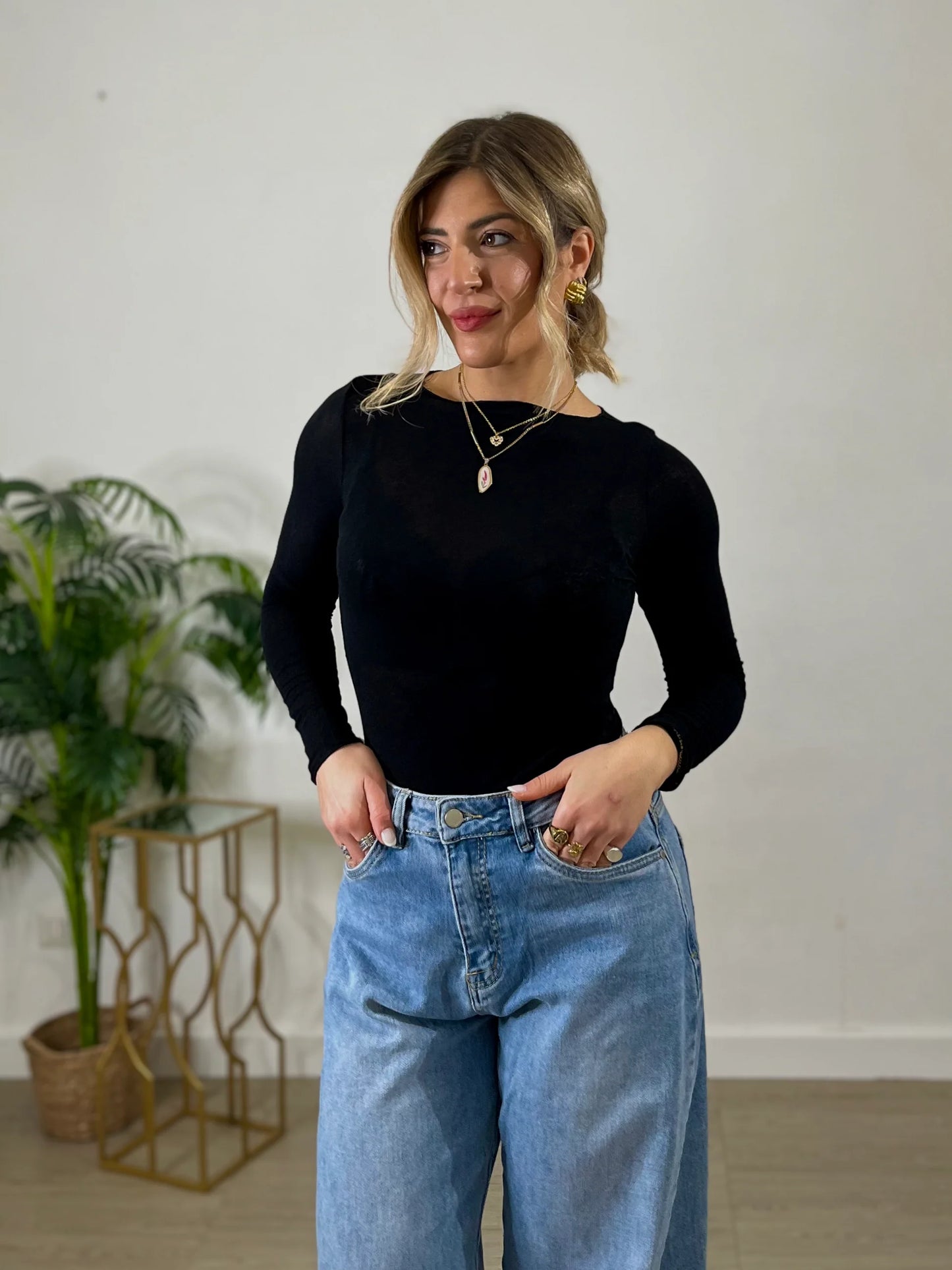 Blusa Black Informal