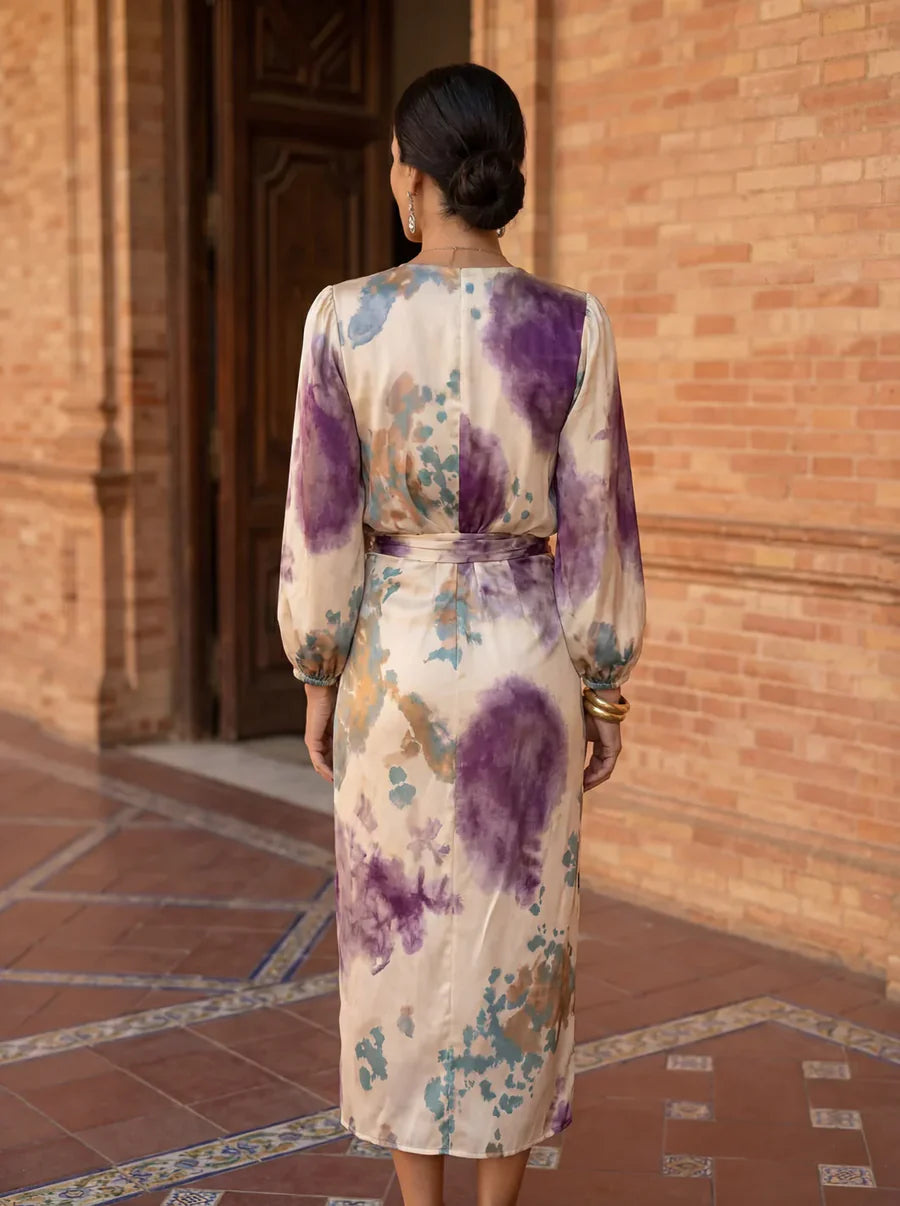 VALERIA | Vestido Amatista Floral
