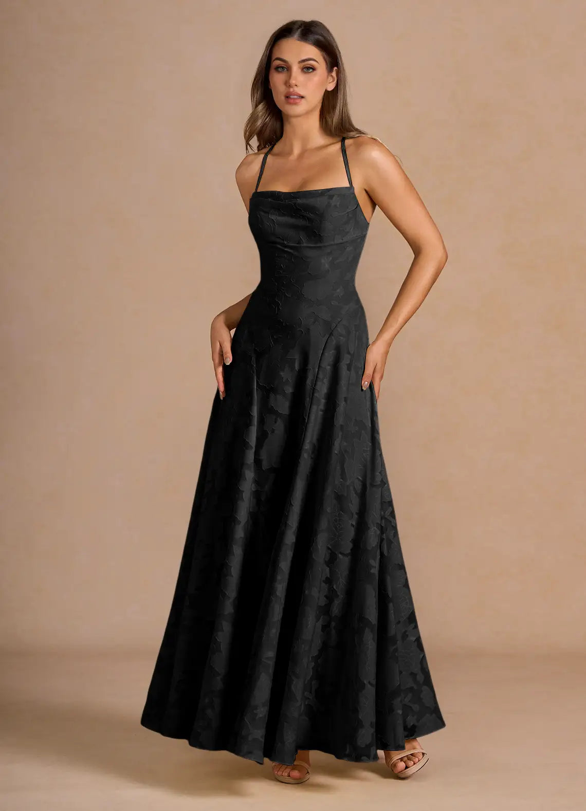 JULIETA | Vestido largo de hojas