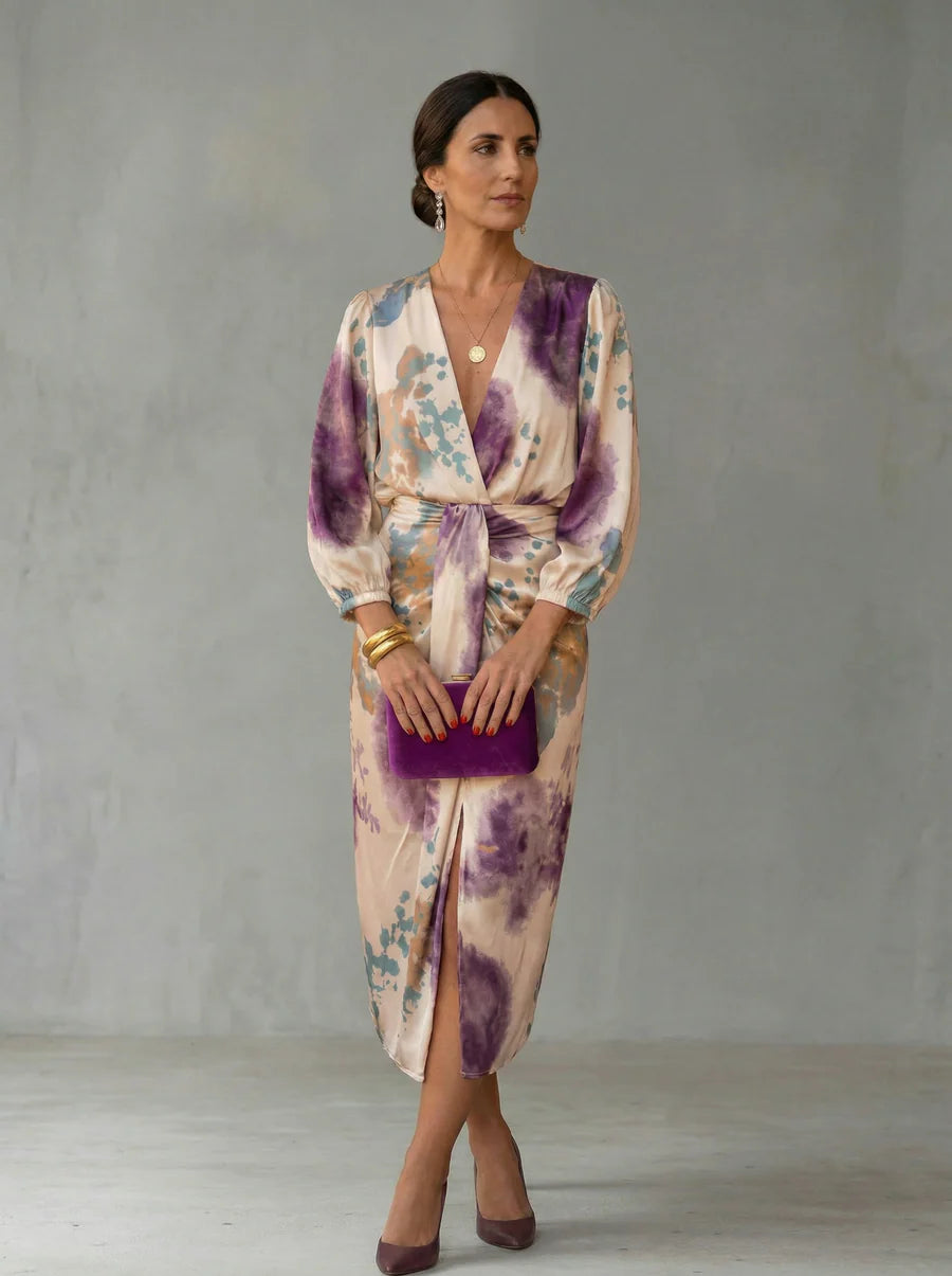 VALERIA | Vestido Amatista Floral