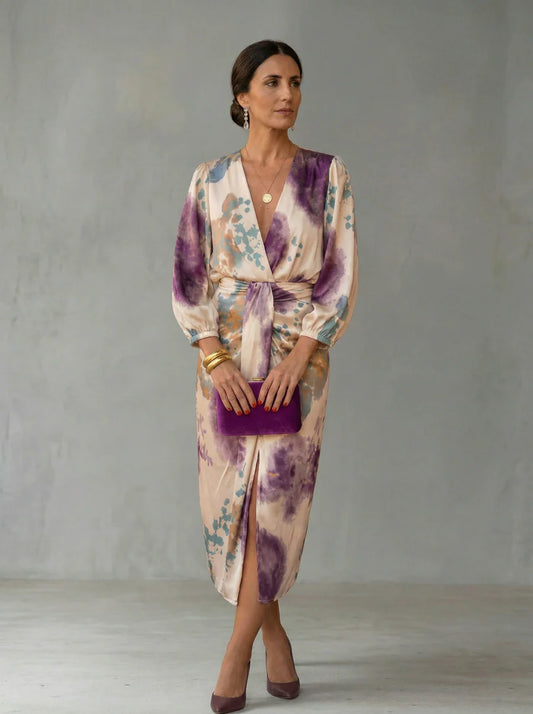 VALERIA | Vestido Amatista Floral