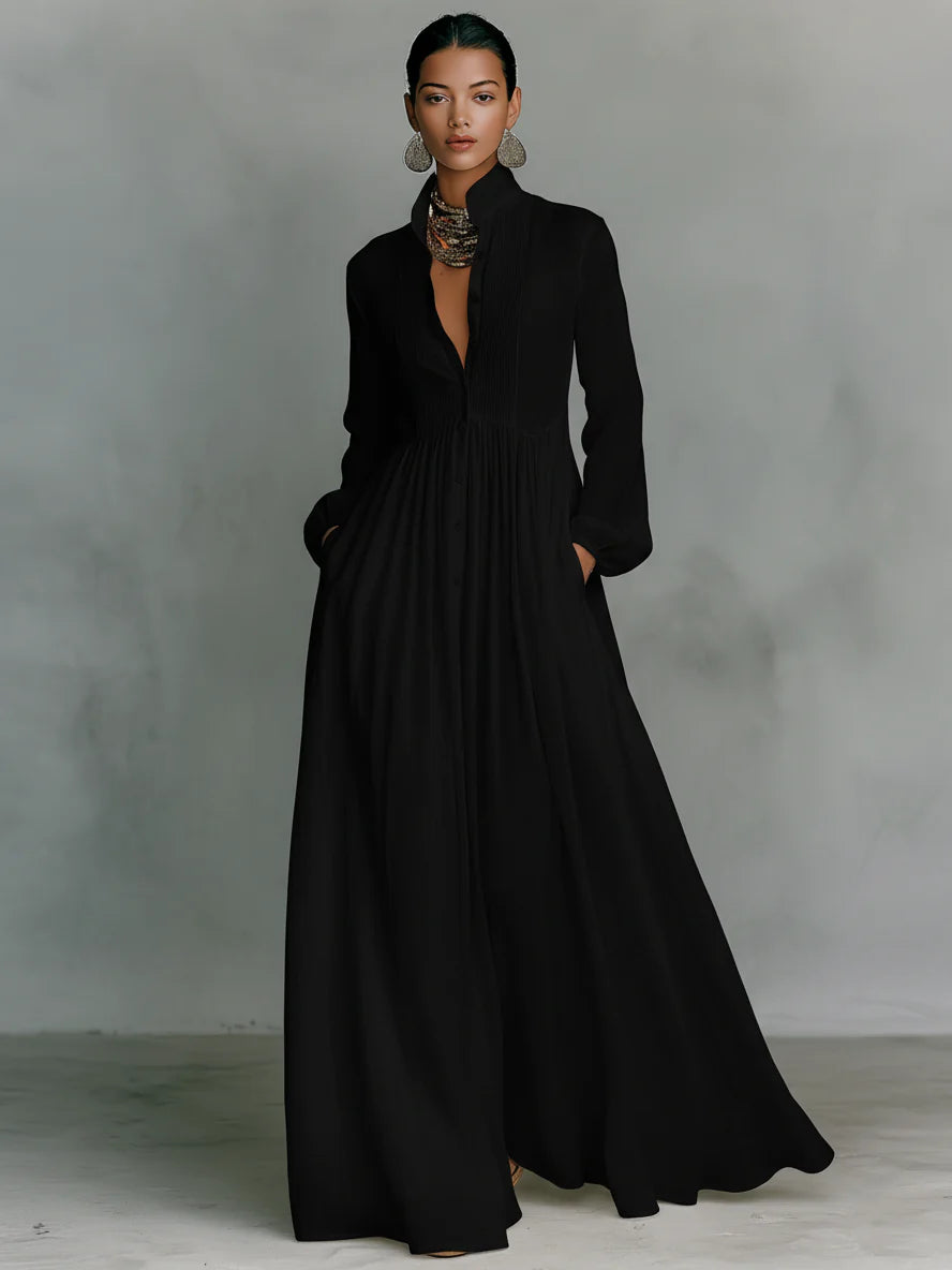 REBECA | Vestido de Lino con Pantalón