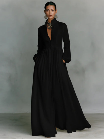 REBECA | Vestido de Lino con Pantalón