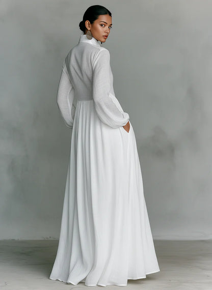 REBECA | Vestido de Lino con Pantalón